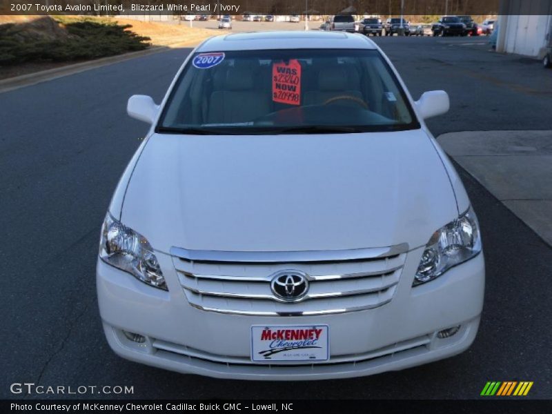 Blizzard White Pearl / Ivory 2007 Toyota Avalon Limited