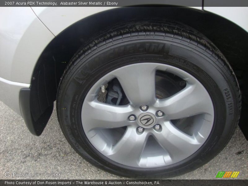 Alabaster Silver Metallic / Ebony 2007 Acura RDX Technology