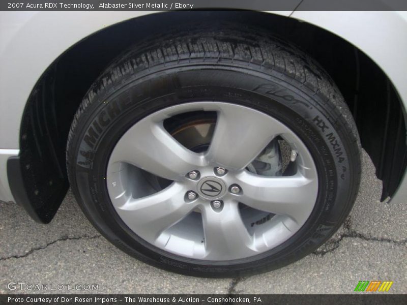 Alabaster Silver Metallic / Ebony 2007 Acura RDX Technology