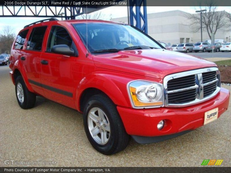 Flame Red / Dark Slate Gray/Light Slate Gray 2006 Dodge Durango SLT