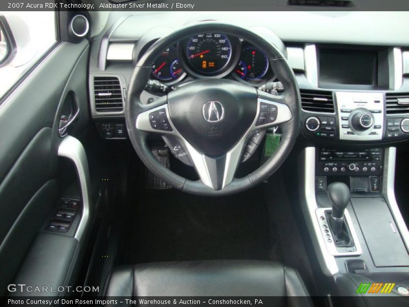 Alabaster Silver Metallic / Ebony 2007 Acura RDX Technology