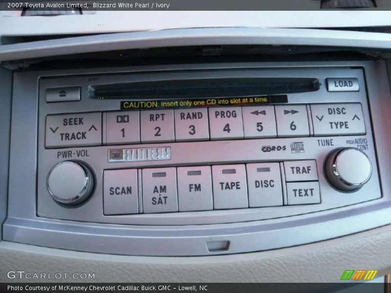 Blizzard White Pearl / Ivory 2007 Toyota Avalon Limited