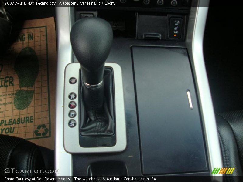 Alabaster Silver Metallic / Ebony 2007 Acura RDX Technology