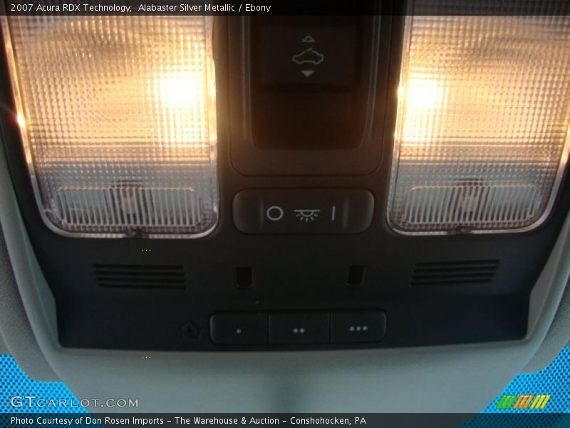 Alabaster Silver Metallic / Ebony 2007 Acura RDX Technology