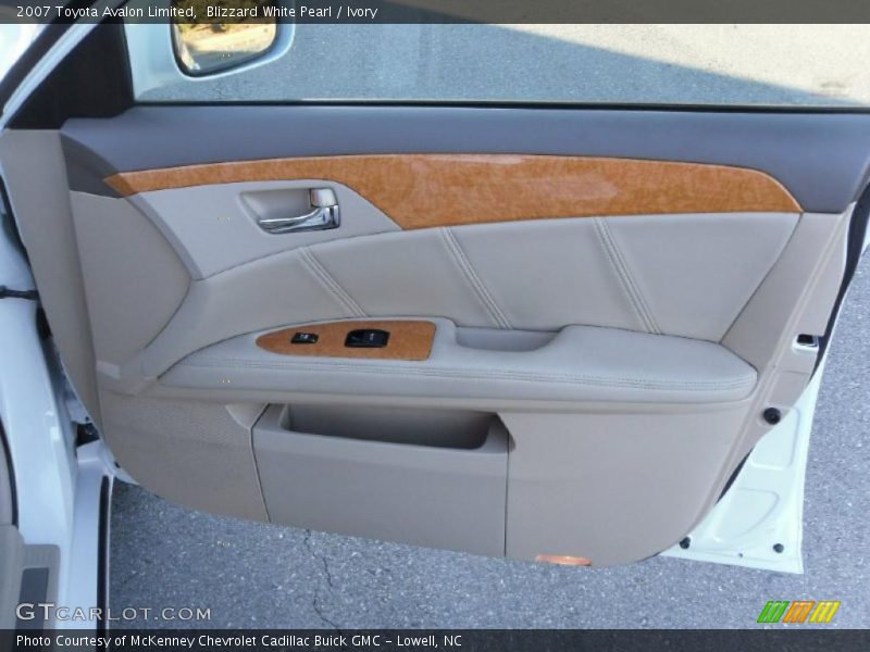 Blizzard White Pearl / Ivory 2007 Toyota Avalon Limited