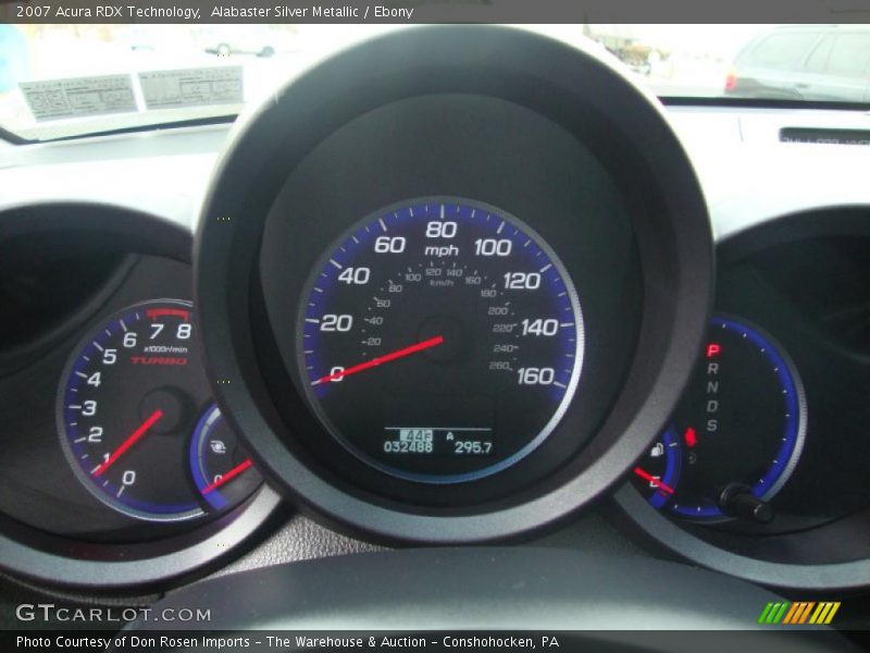 Alabaster Silver Metallic / Ebony 2007 Acura RDX Technology