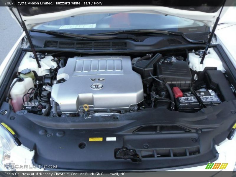 Blizzard White Pearl / Ivory 2007 Toyota Avalon Limited