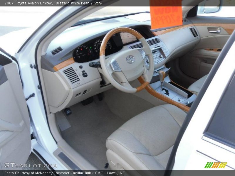Blizzard White Pearl / Ivory 2007 Toyota Avalon Limited