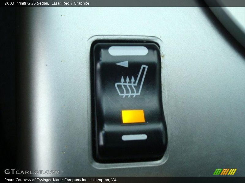 Laser Red / Graphite 2003 Infiniti G 35 Sedan