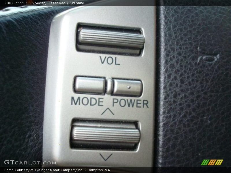 Laser Red / Graphite 2003 Infiniti G 35 Sedan