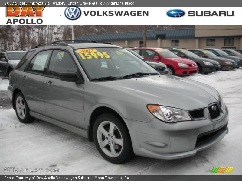 Urban Gray Metallic / Anthracite Black 2007 Subaru Impreza 2.5i Wagon