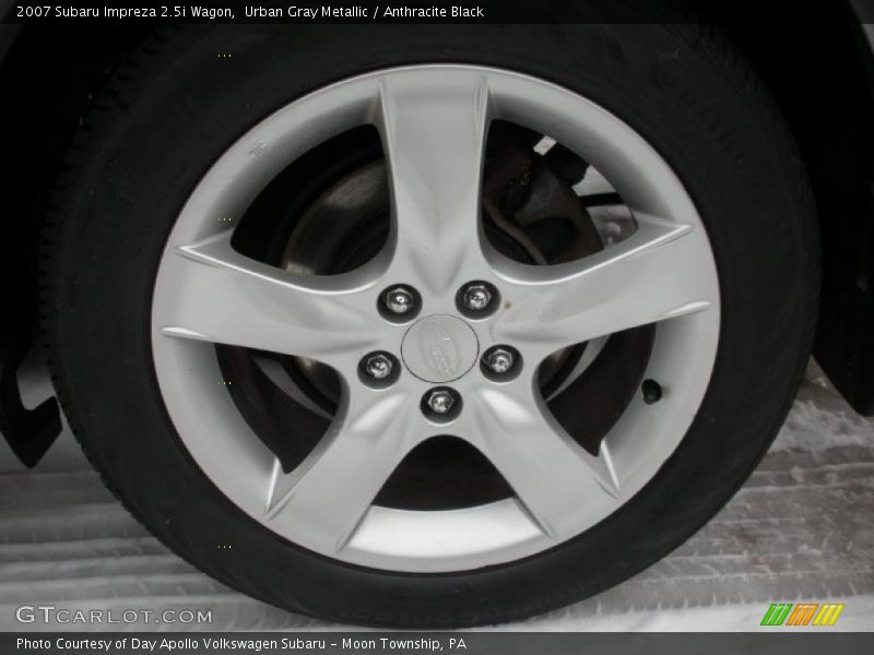 Urban Gray Metallic / Anthracite Black 2007 Subaru Impreza 2.5i Wagon