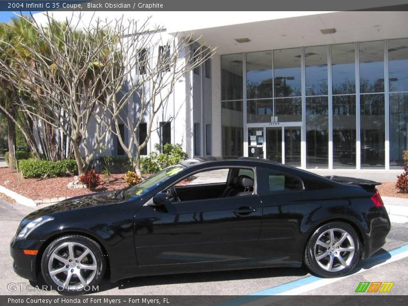 Black Obsidian / Graphite 2004 Infiniti G 35 Coupe