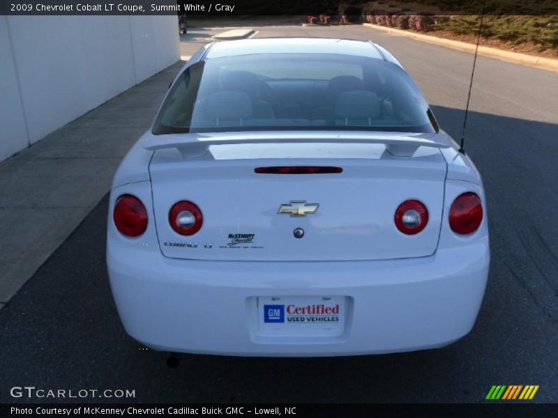 Summit White / Gray 2009 Chevrolet Cobalt LT Coupe