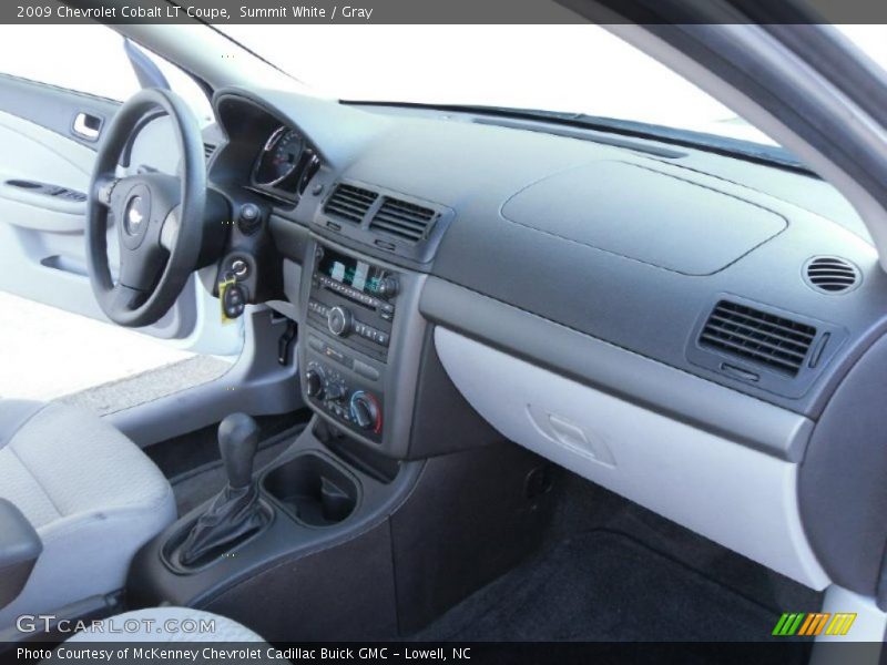 Summit White / Gray 2009 Chevrolet Cobalt LT Coupe