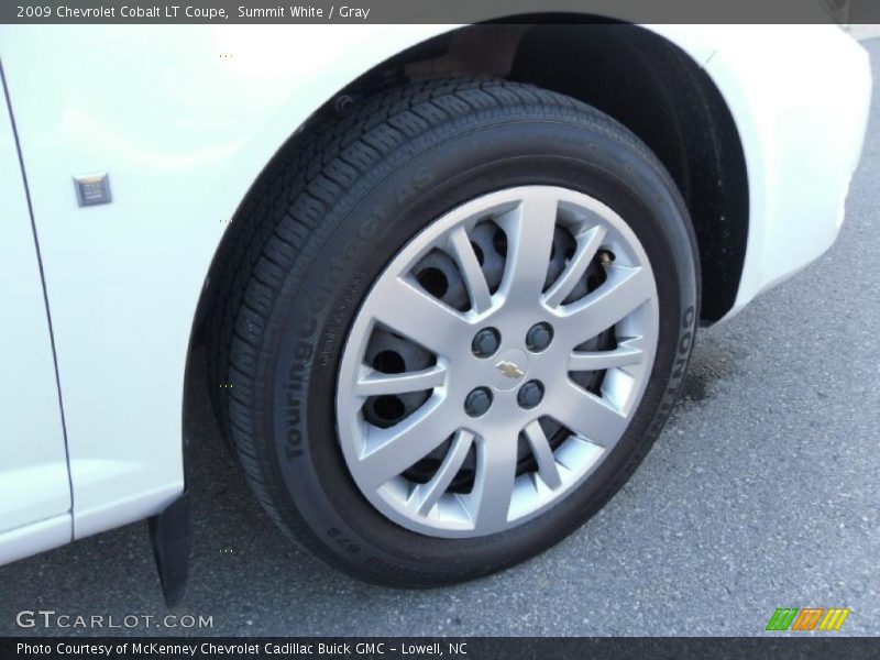 Summit White / Gray 2009 Chevrolet Cobalt LT Coupe