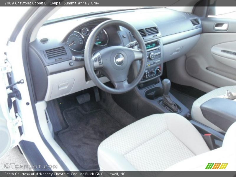 Summit White / Gray 2009 Chevrolet Cobalt LT Coupe