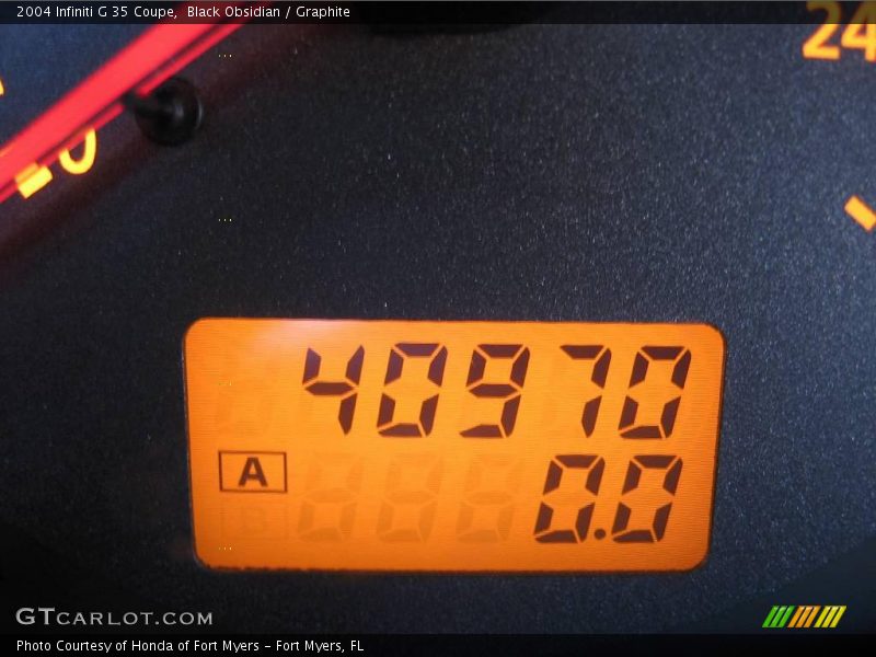 Black Obsidian / Graphite 2004 Infiniti G 35 Coupe