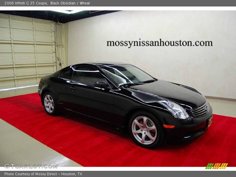 Black Obsidian / Wheat 2006 Infiniti G 35 Coupe