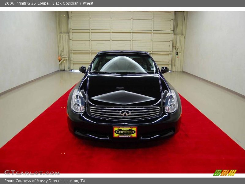 Black Obsidian / Wheat 2006 Infiniti G 35 Coupe