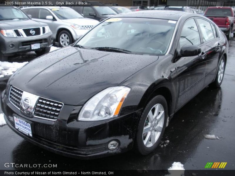 Onyx Black / Black 2005 Nissan Maxima 3.5 SL