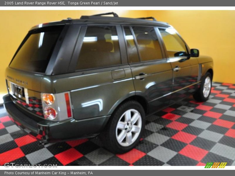 Tonga Green Pearl / Sand/Jet 2005 Land Rover Range Rover HSE