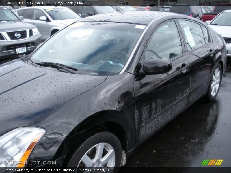 Onyx Black / Black 2005 Nissan Maxima 3.5 SL