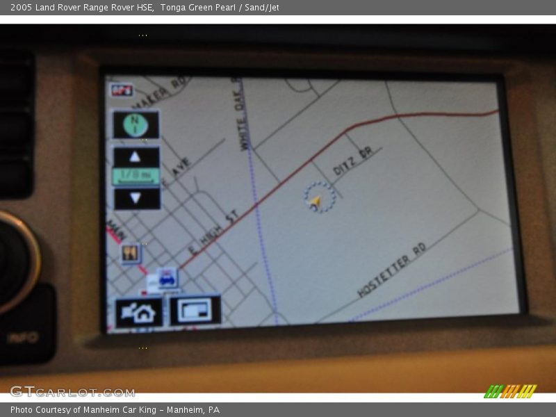 Tonga Green Pearl / Sand/Jet 2005 Land Rover Range Rover HSE