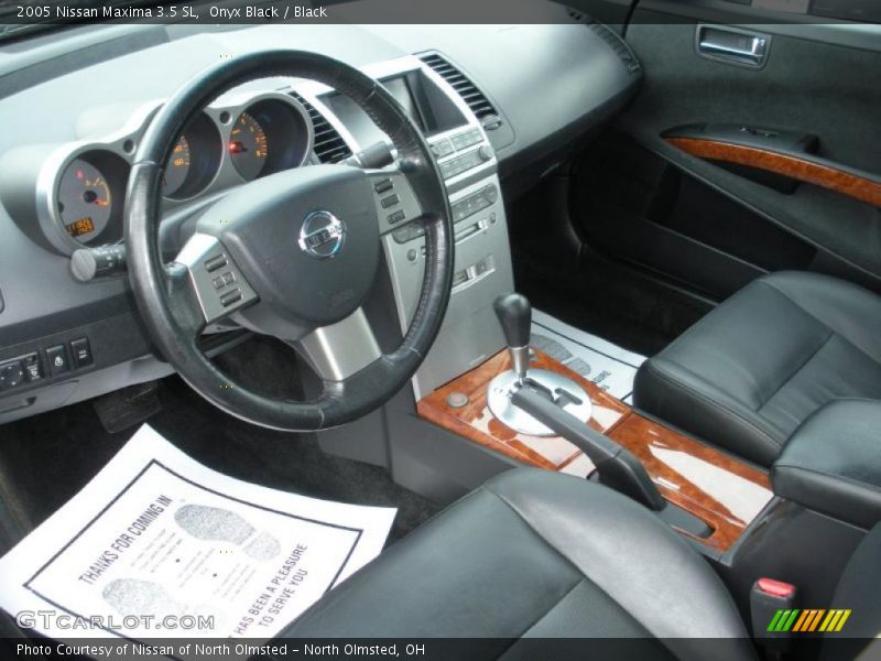 Onyx Black / Black 2005 Nissan Maxima 3.5 SL