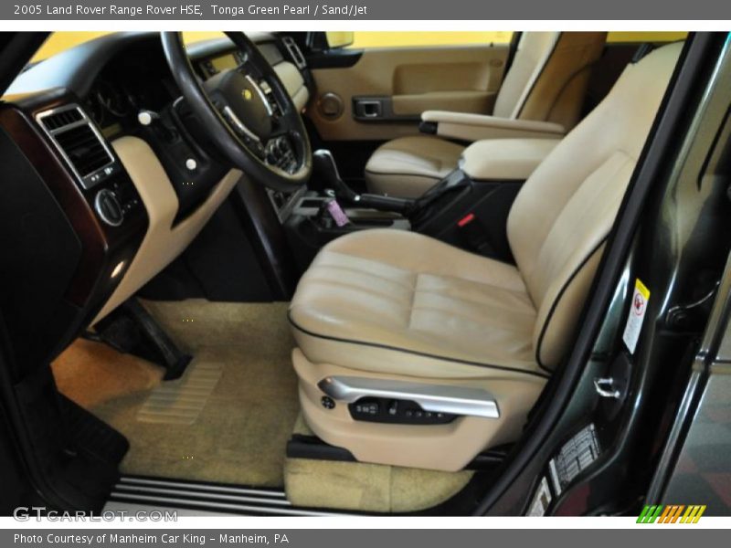 Tonga Green Pearl / Sand/Jet 2005 Land Rover Range Rover HSE