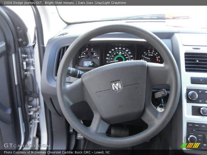Bright Silver Metallic / Dark Slate Gray/Light Graystone 2009 Dodge Journey SXT