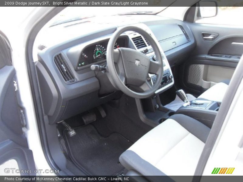 Bright Silver Metallic / Dark Slate Gray/Light Graystone 2009 Dodge Journey SXT