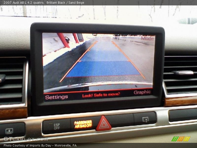 Brilliant Black / Sand Beige 2007 Audi A8 L 4.2 quattro
