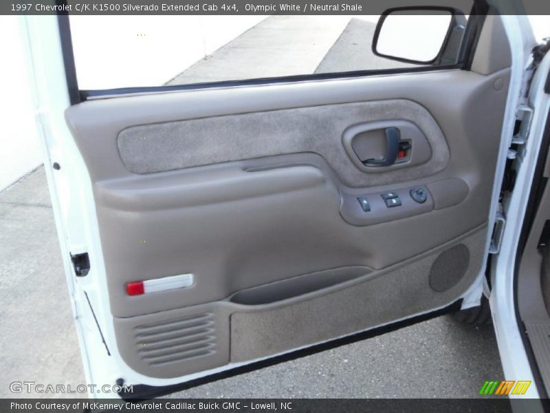 Olympic White / Neutral Shale 1997 Chevrolet C/K K1500 Silverado Extended Cab 4x4