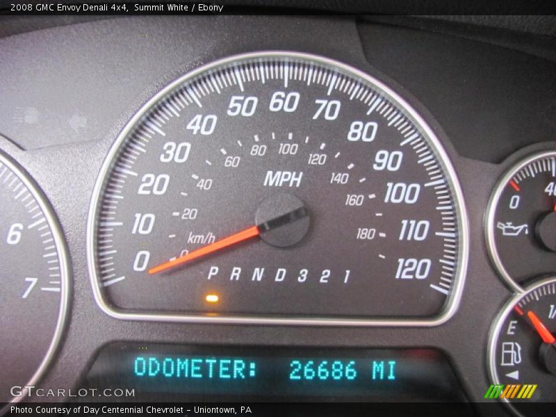 Summit White / Ebony 2008 GMC Envoy Denali 4x4