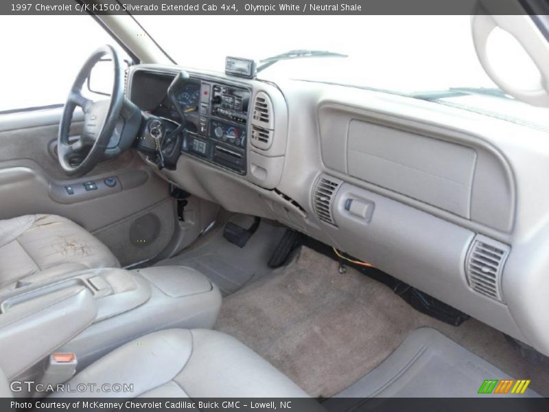Olympic White / Neutral Shale 1997 Chevrolet C/K K1500 Silverado Extended Cab 4x4