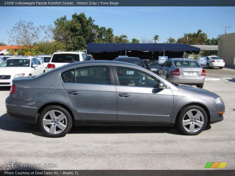 United Gray / Pure Beige 2008 Volkswagen Passat Komfort Sedan