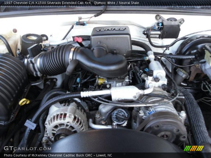Olympic White / Neutral Shale 1997 Chevrolet C/K K1500 Silverado Extended Cab 4x4