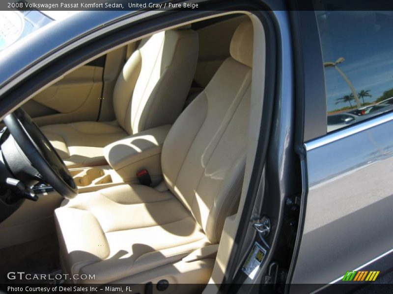 United Gray / Pure Beige 2008 Volkswagen Passat Komfort Sedan