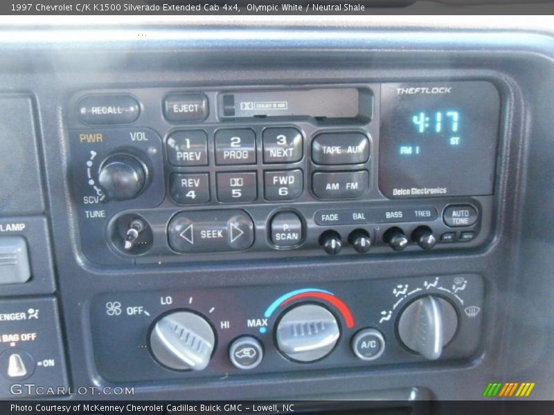 Olympic White / Neutral Shale 1997 Chevrolet C/K K1500 Silverado Extended Cab 4x4