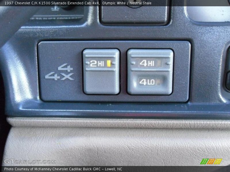 Olympic White / Neutral Shale 1997 Chevrolet C/K K1500 Silverado Extended Cab 4x4