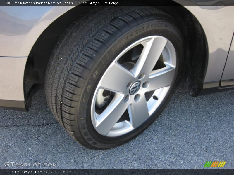 United Gray / Pure Beige 2008 Volkswagen Passat Komfort Sedan