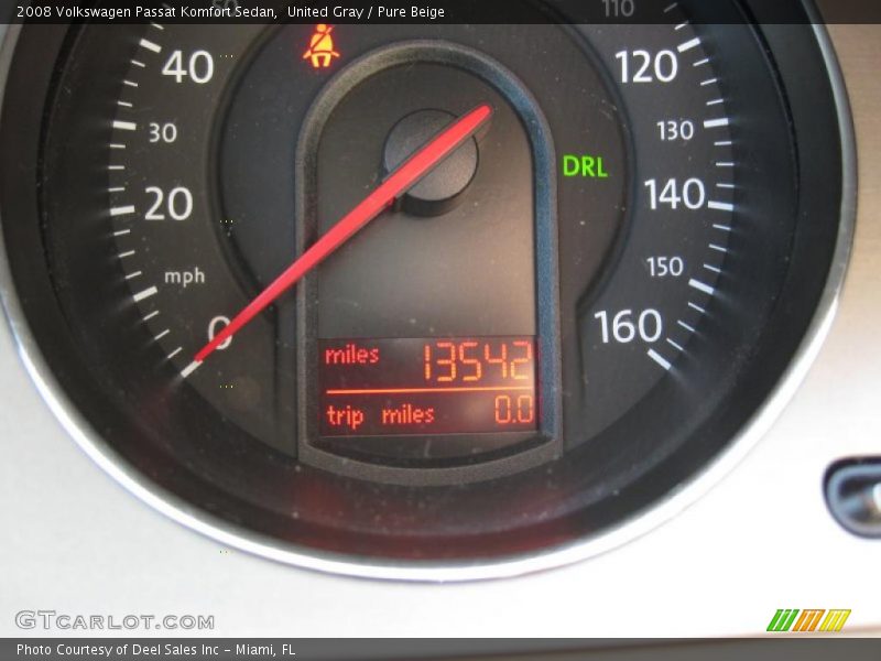 United Gray / Pure Beige 2008 Volkswagen Passat Komfort Sedan