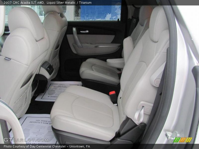 Liquid Silver Metallic / Titanium 2007 GMC Acadia SLT AWD