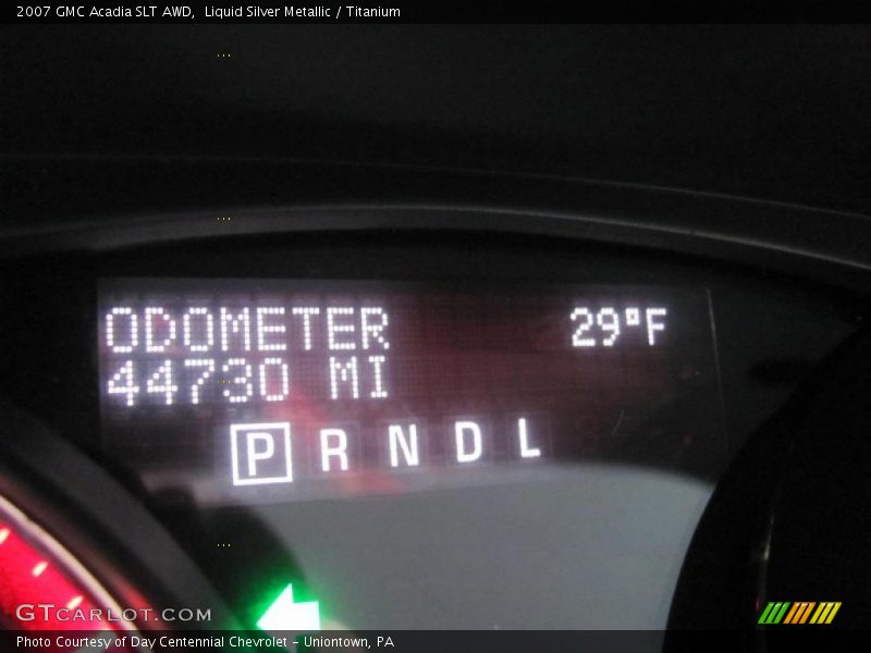 Liquid Silver Metallic / Titanium 2007 GMC Acadia SLT AWD