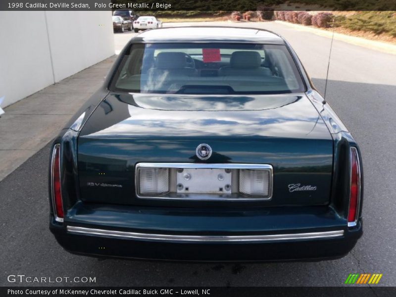 Polo Green Metallic / Beige 1998 Cadillac DeVille Sedan
