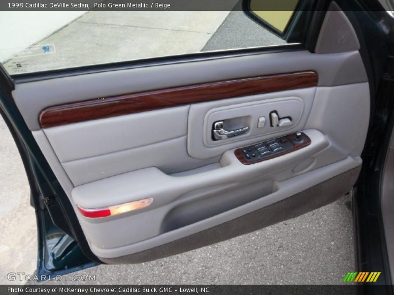 Polo Green Metallic / Beige 1998 Cadillac DeVille Sedan