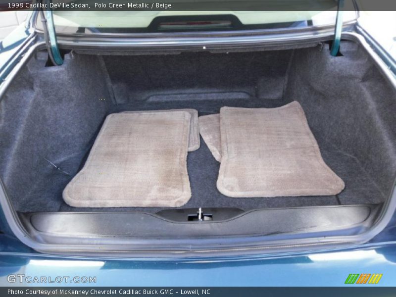 Polo Green Metallic / Beige 1998 Cadillac DeVille Sedan
