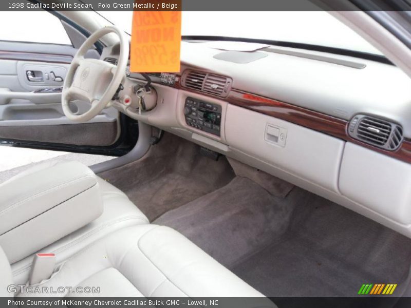 Polo Green Metallic / Beige 1998 Cadillac DeVille Sedan
