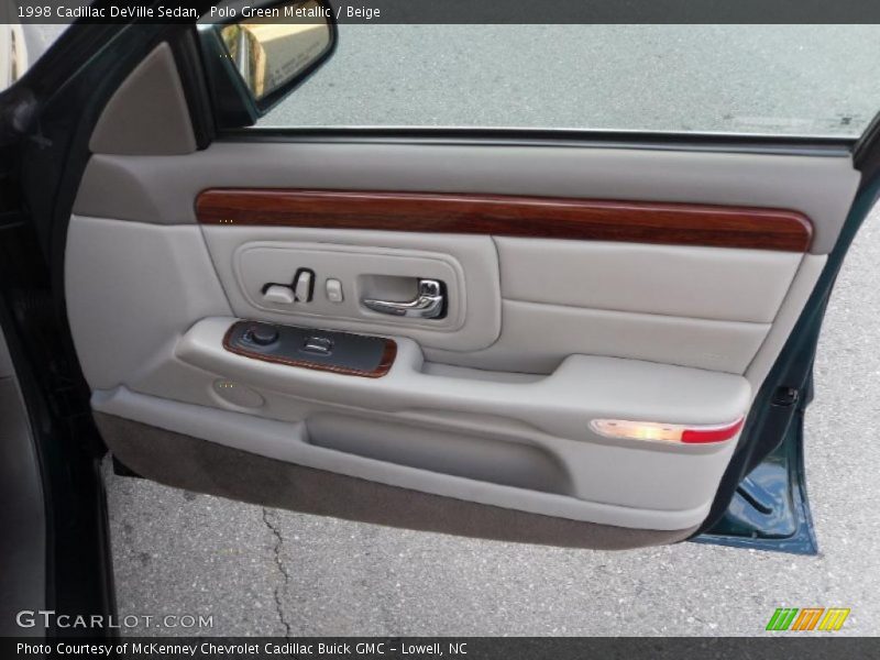 Polo Green Metallic / Beige 1998 Cadillac DeVille Sedan